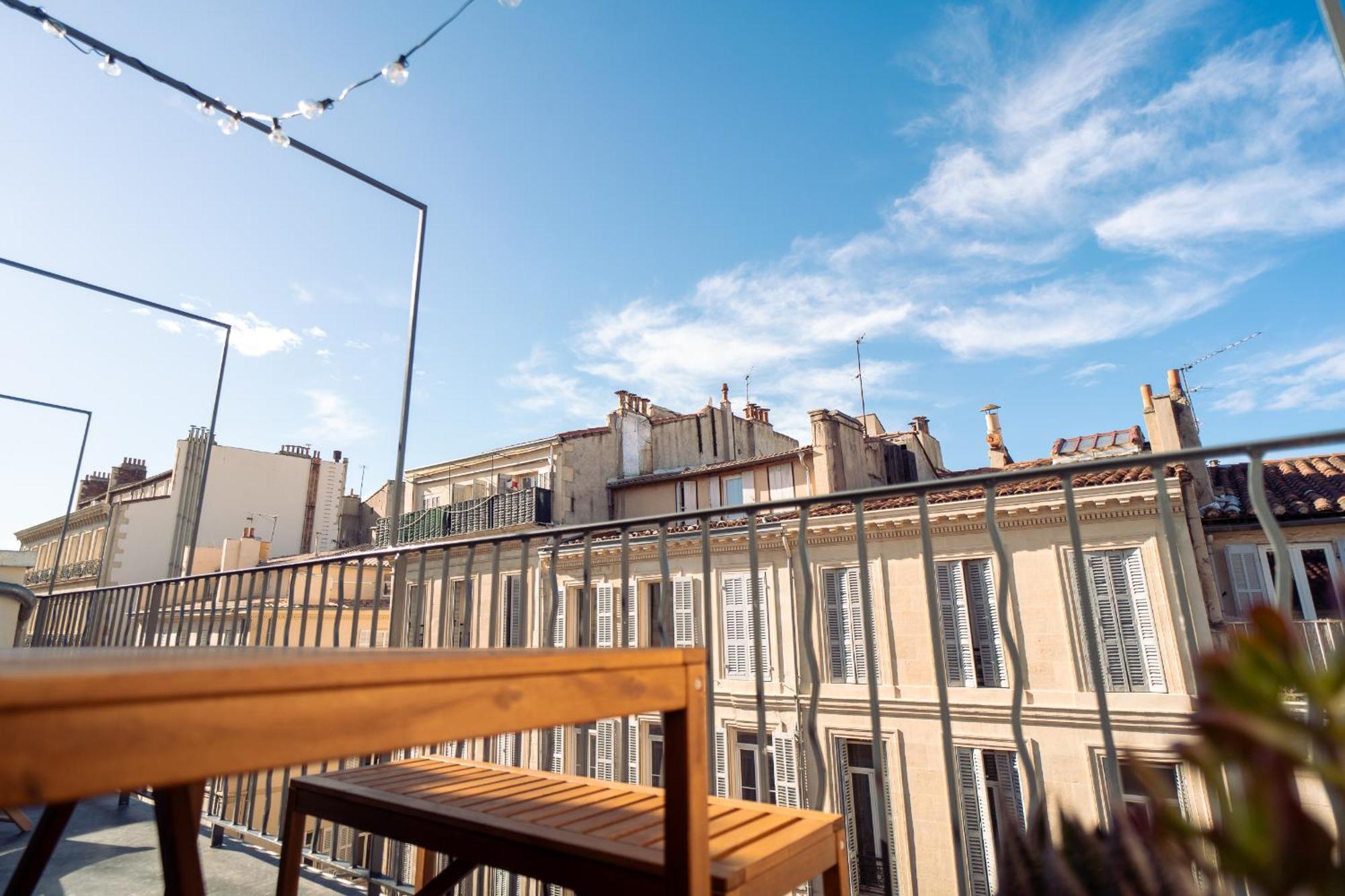 Terrasse - Hyper Centre - 2 Chambres - Parking Gratuit - Calme & Lumineux - Arrivee Autonome Marsella Exterior foto